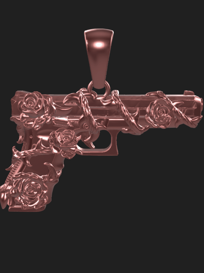 Beauty and The Beast Pendant